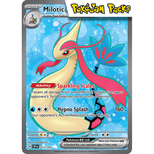 Milotic ex - 217/191 - Full Art Secret Rare - Surging Sparks - Pokémon TCG
