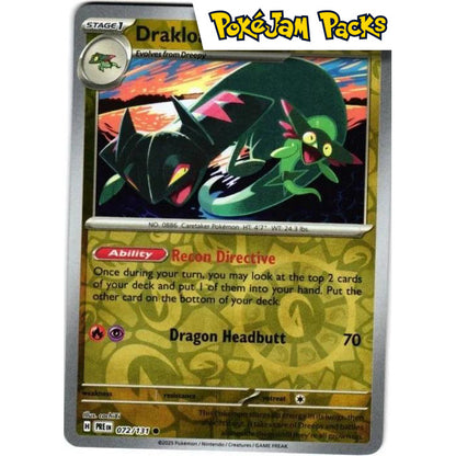 Drakloak - 072/131 - Common Reverse Holo - Prismatic Evolutions - Pokemon TCG
