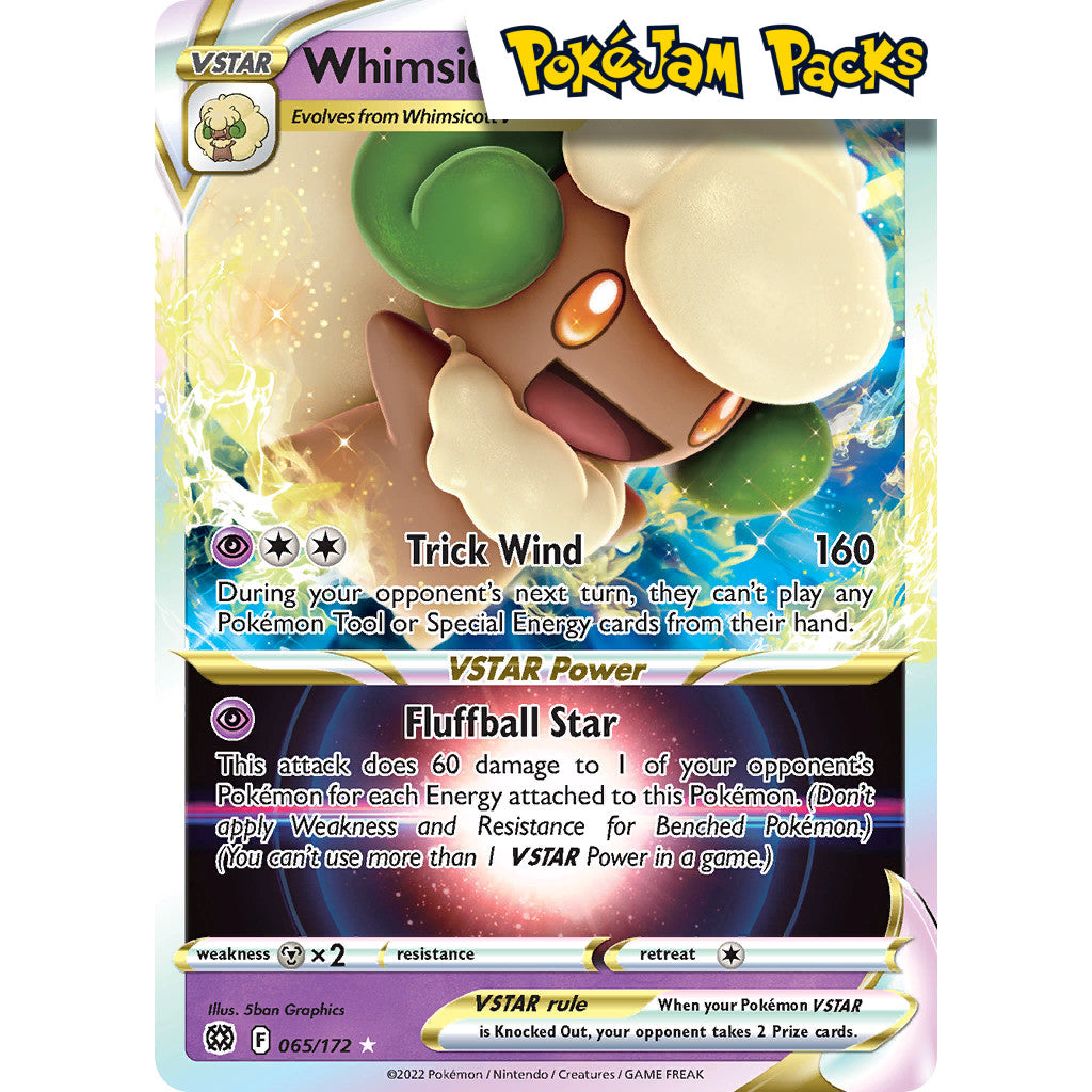 Whimsicott VSTAR - 065/172 - Ultra Rare - Brilliant Stars - Pokémon TCG