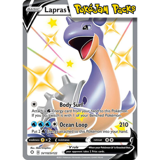 Lapras V - SV110/SV122 - Shiny Rare - Shining Fates - Pokémon TCG