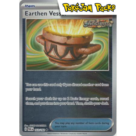 Earthen Vessel - 163/182 - Uncommon Reverse Holo - Paradox Rift - Pokémon TCG