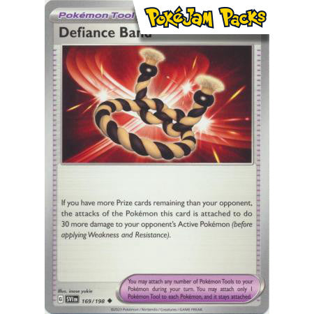 Defiance Band - 169/198 - Uncommon - Scarlet & Violet - Pokémon TCG