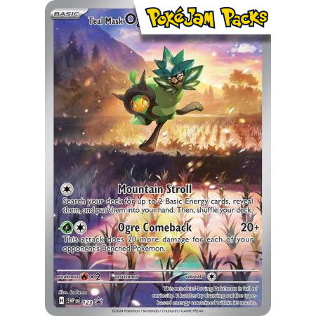 Teal Mask Ogerpon (sealed) - SVP123 - Illustration Rare - Scarlet & Violet Promos - Pokémon TCG