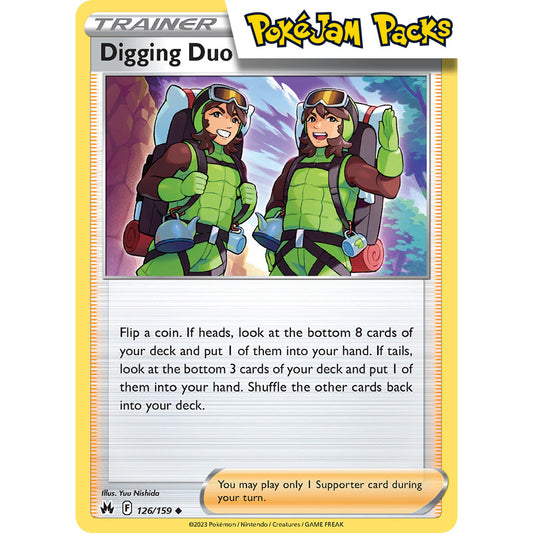 Digging Duo - 126/159 - Uncommon - Crown Zenith - Pokémon TCG