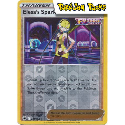 Elesa's Sparkle - 233/264 - Uncommon Reverse Holo - Fusion Strike - Pokémon TCG