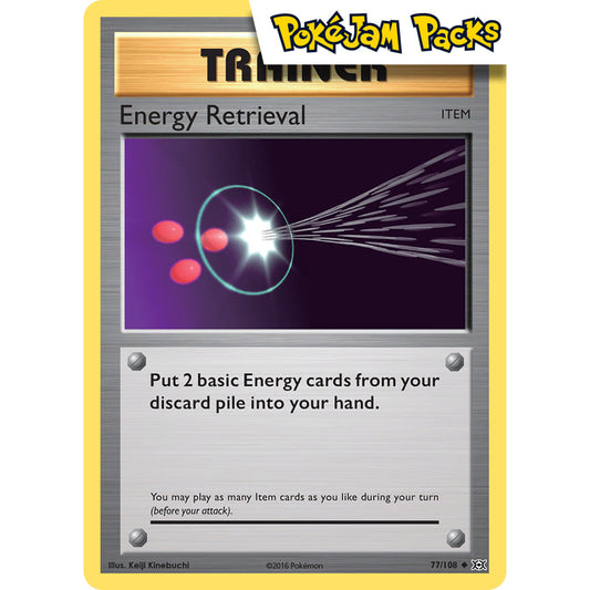 Energy Retrieval - 77/108 - Uncommon - Evolutions - Pokémon TCG