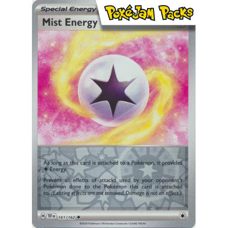 Mist Energy - 161/162 - Uncommon Reverse Holo - Temporal Forces - Pokemon TCG
