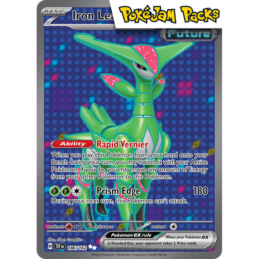 Iron Leaves ex - 186/162 - Full Art Secret Rare - Temporal Forces - Pokémon TCG