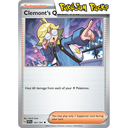 Clemont's Quick Wit - 167/191 - Uncommon - Surging Sparks - Pokémon TCG