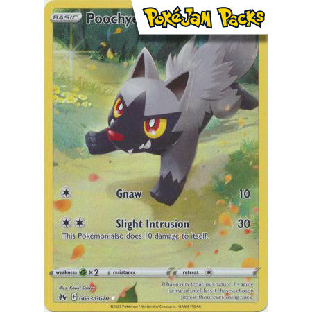 Poochyena - GG33/GG70 - Holo Rare - Crown Zenith - Pokémon TCG
