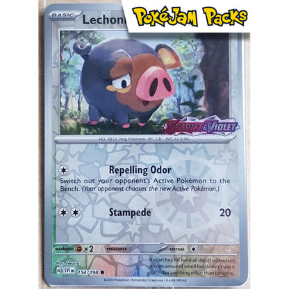 Lechonk (sealed) - 154/198 - Reverse Holo - Scarlet & Violet Promo - Pokémon TCG