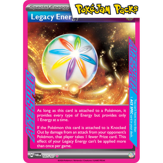 Legacy Energy - 167/167 - Ace Rare - Twilight Masquerade - Pokémon TCG