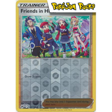 Friends in Hisui - 130/159 - Uncommon Reverse Holo - Crown Zenith - Pokémon TCG