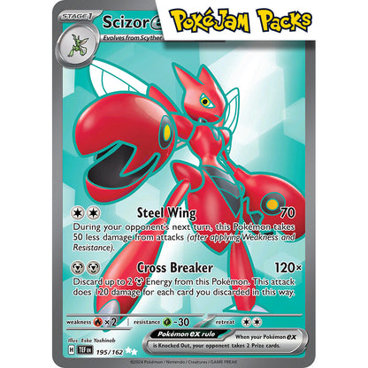 Scizor ex - 195/162 - Full Art Secret Rare - Temporal Forces - Pokémon TCG