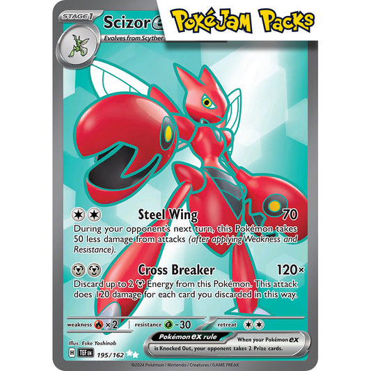 Scizor ex - 195/162 - Full Art Secret Rare - Temporal Forces - Pokémon TCG