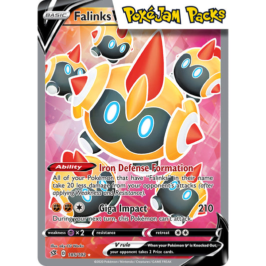 Falinks V - 185/192 - Full Art Ultra Rare - Rebel Clash - Pokémon TCG