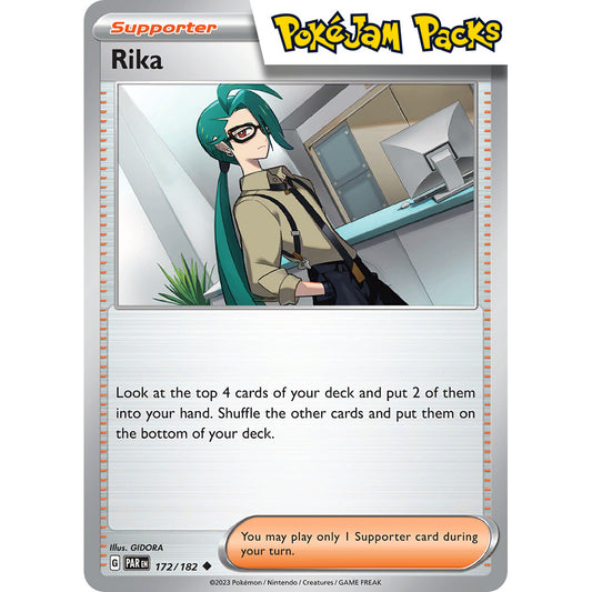Rika - 172/182 - Uncommon - Paradox Rift - Pokémon TCG