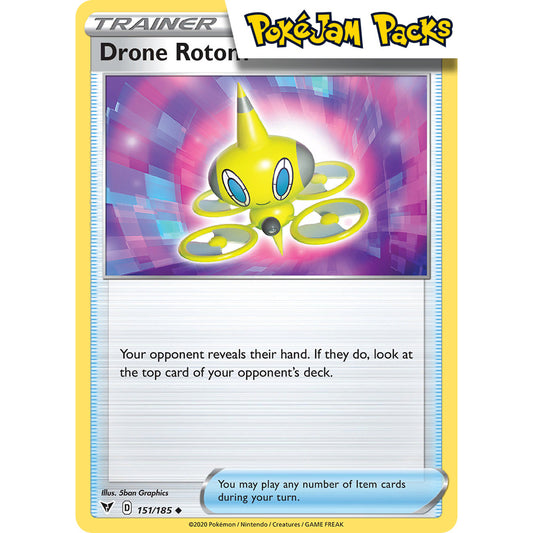 Drone Rotom - 151/185 - Uncommon Reverse Holo - Vivid Voltage - Pokémon TCG