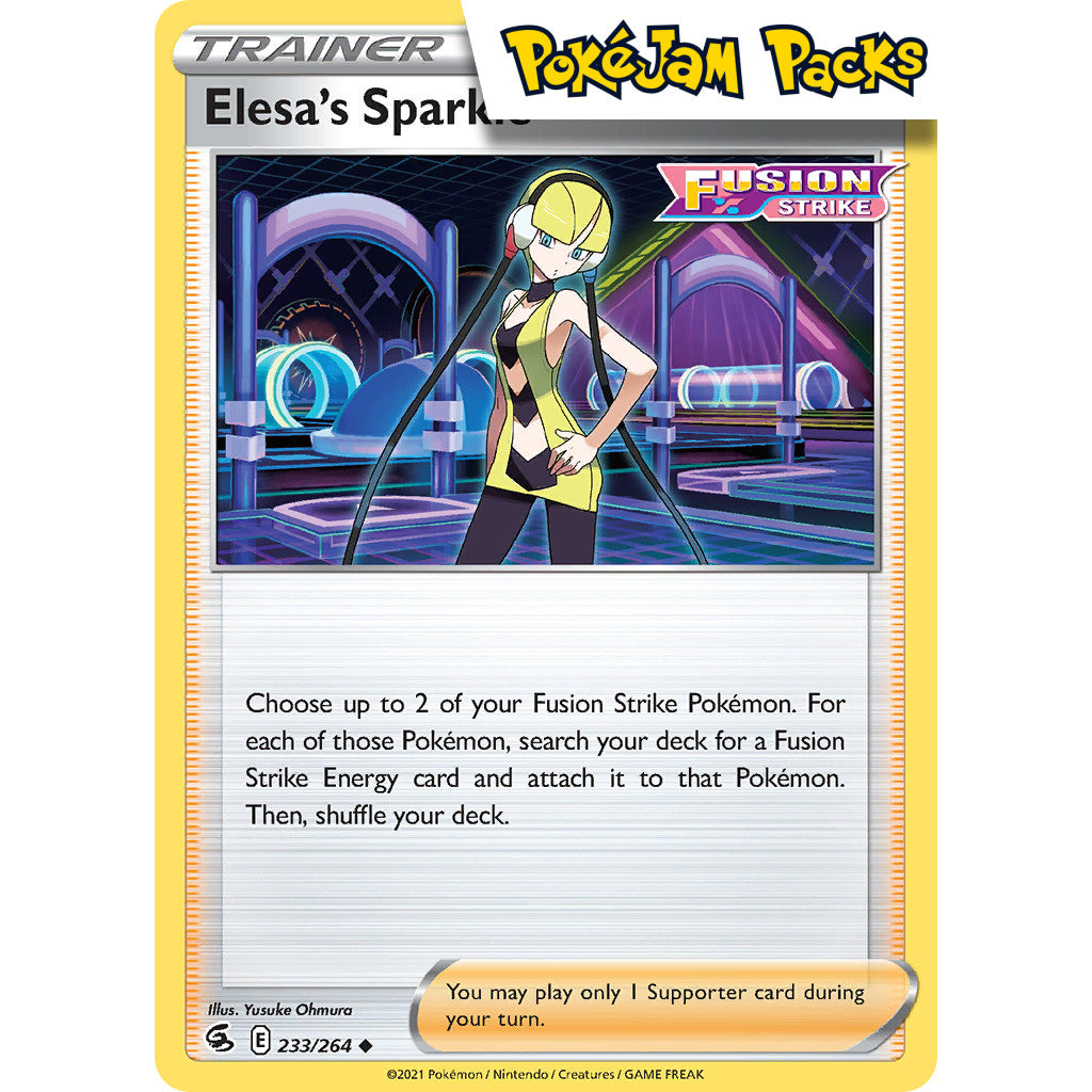 Elesa's Sparkle - 233/264 - Uncommon - Fusion Strike - Pokémon TCG