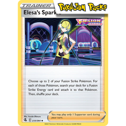 Elesa's Sparkle - 233/264 - Uncommon - Fusion Strike - Pokémon TCG