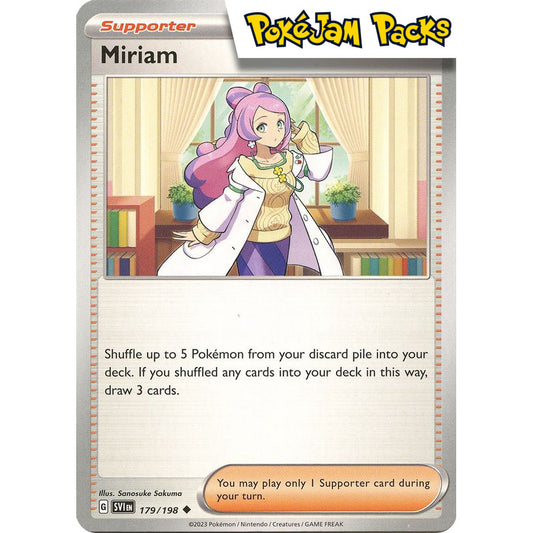 Miriam - 179/198 - Uncommon - Scarlet & Violet - Pokémon TCG