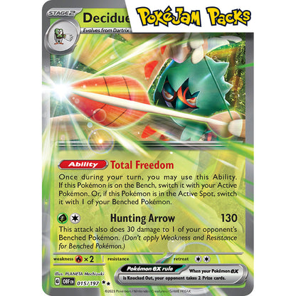 Decidueye ex - 015/197 - Ultra Rare - Obsidian Flames - Pokémon TCG