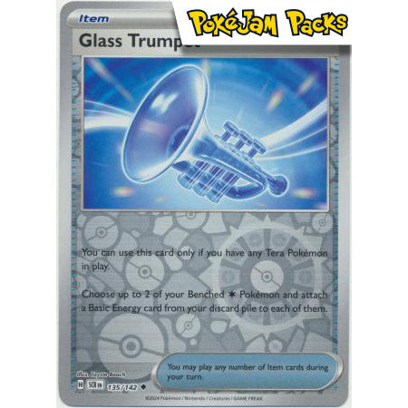Glass Trumpet - 135/142 - Uncommon Reverse Holo - Stellar Crown - Pokémon TCG