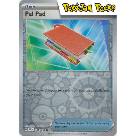 Pal Pad - 182/198 - Common Reverse Holo - Scarlet & Violet - Pokémon TCG