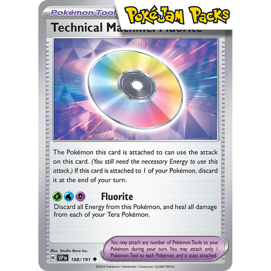 Technical Machine: Fluorite - 188/191 - Uncommon - Surging Sparks - Pokémon TCG