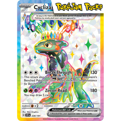 Cyclizar ex - 228/191 - Full Art Secret Rare - Surging Sparks - Pokémon TCG
