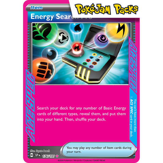 Energy Search Pro - 176/191 - Ace Rare - Surging Sparks - Pokémon TCG