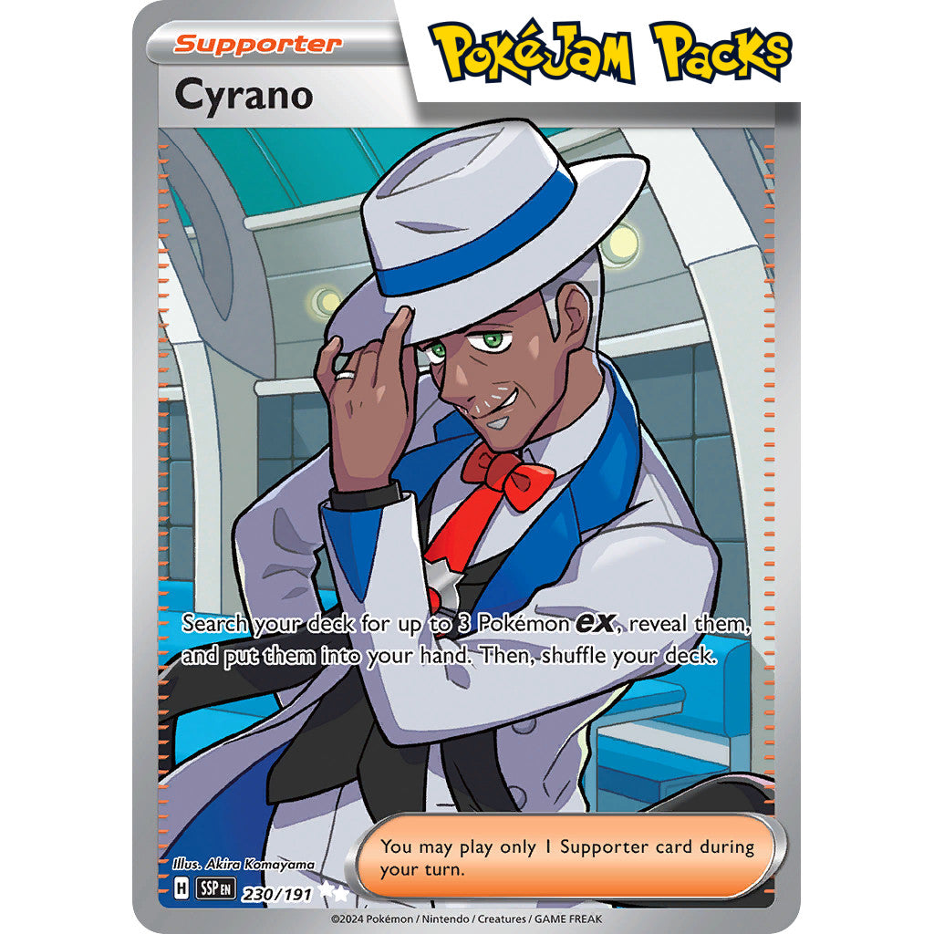 Cyrano - 230/191 - Full Art Secret Rare - Surging Sparks - Pokémon TCG