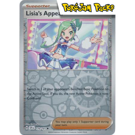 Lisia's Appeal - 179/191 - Uncommon Reverse Holo - Surging Sparks - Pokémon TCG