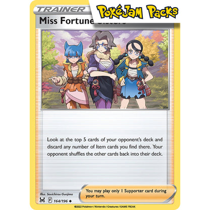 Miss Fortune Sisters - 164/196 - Uncommon - Lost Origin - Pokémon TCG