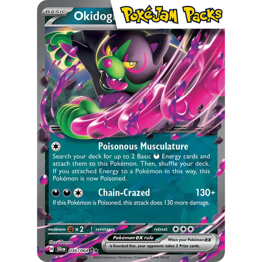 Okidogi ex - 036/064 - Ultra Rare - Shrouded Fable - Pokémon TCG