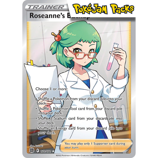 Roseanne's Backup - 172/172 - Full Art Ultra Rare - Brilliant Stars - Pokémon TCG