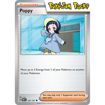 Poppy - 193/197 - Uncommon - Obsidian Flames - Pokémon TCG