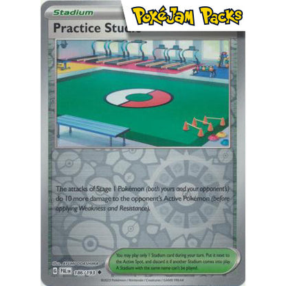Practice Studio - 186/193 - Uncommon Reverse Holo - Paldea Evolved - Pokémon TCG