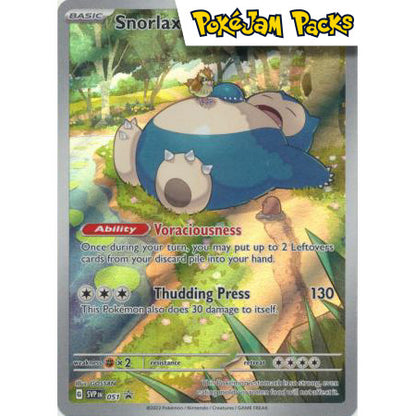 Snorlax - SVP051 - Illustration Rare Promo - Scarlet & Violet Promos - Pokémon TCG