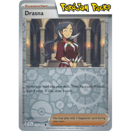 Drasna - 173/191 - Uncommon Reverse Holo - Surging Sparks - Pokémon TCG