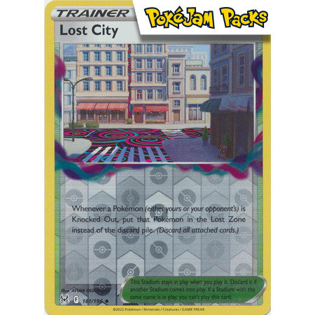 Lost City - 161/196 - Uncommon Reverse Holo - Lost Origin - Pokémon TCG
