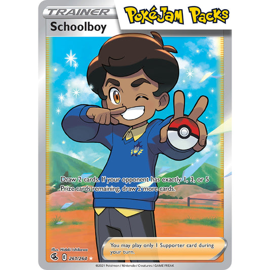 Schoolboy - 261/264 - Full Art Ultra Rare - Fusion Strike - Pokémon TCG