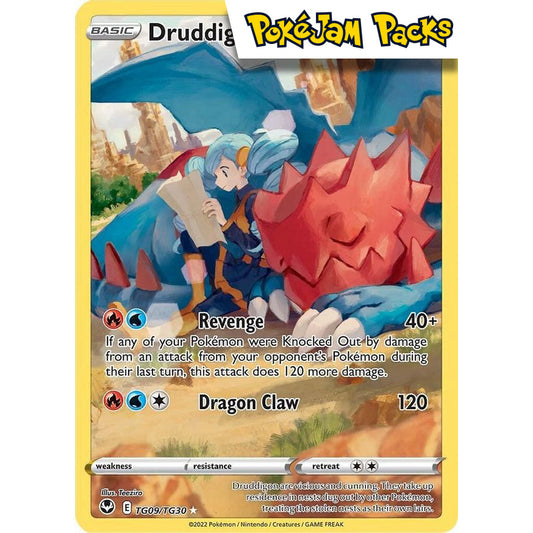 Druddigon - TG09/TG30 - Holo Rare - Silver Tempest - Pokémon TCG