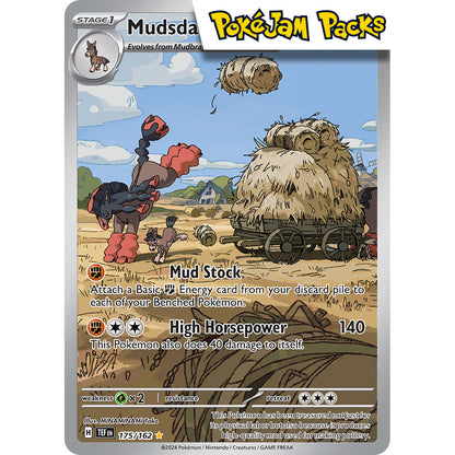 Mudsdale - 175/162 - Illustration Rare - Temporal Forces - Pokémon TCG