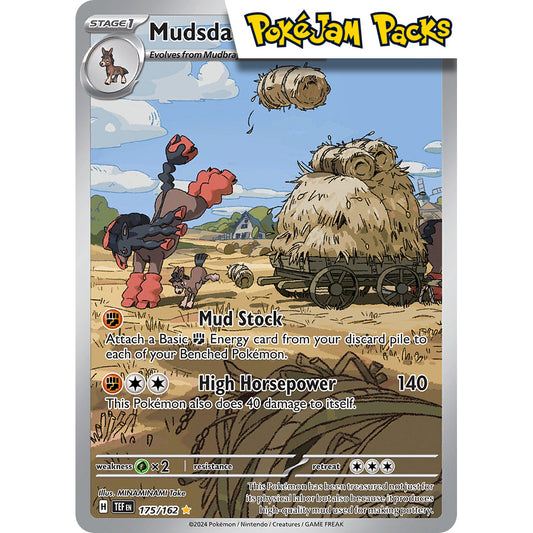 Mudsdale - 175/162 - Illustration Rare - Temporal Forces - Pokémon TCG