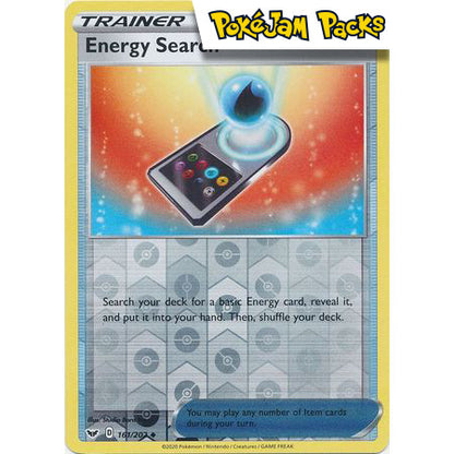 Energy Search - 161/202 - Uncommon Reverse Holo - Sword & Shield - Pokémon TCG