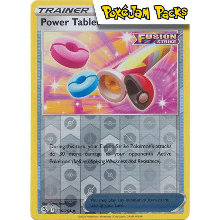 Power Tablet - 236/264 - Uncommon Reverse Holo - Fusion Strike - Pokémon TCG