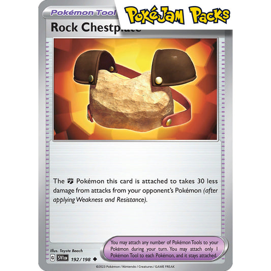 Rock Chestplate - 192/198 - Uncommon - Scarlet & Violet - Pokémon TCG