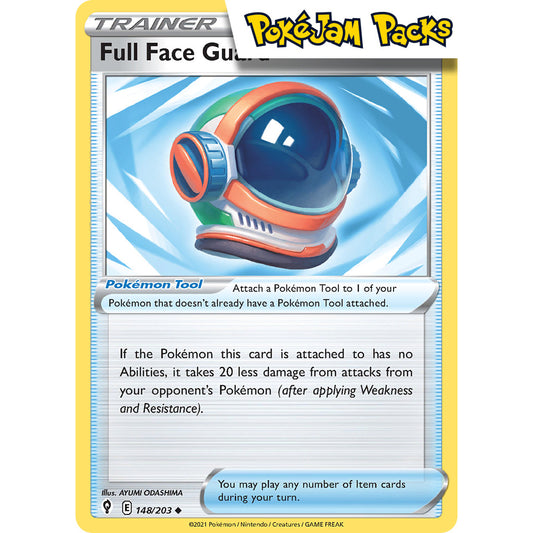 Full Face Guard - 148/203 - Uncommon - Evolving Skies - Pokémon TCG