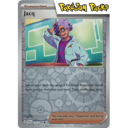 Jacq - 175/198 - Uncommon Reverse Holo - Scarlet & Violet - Pokémon TCG